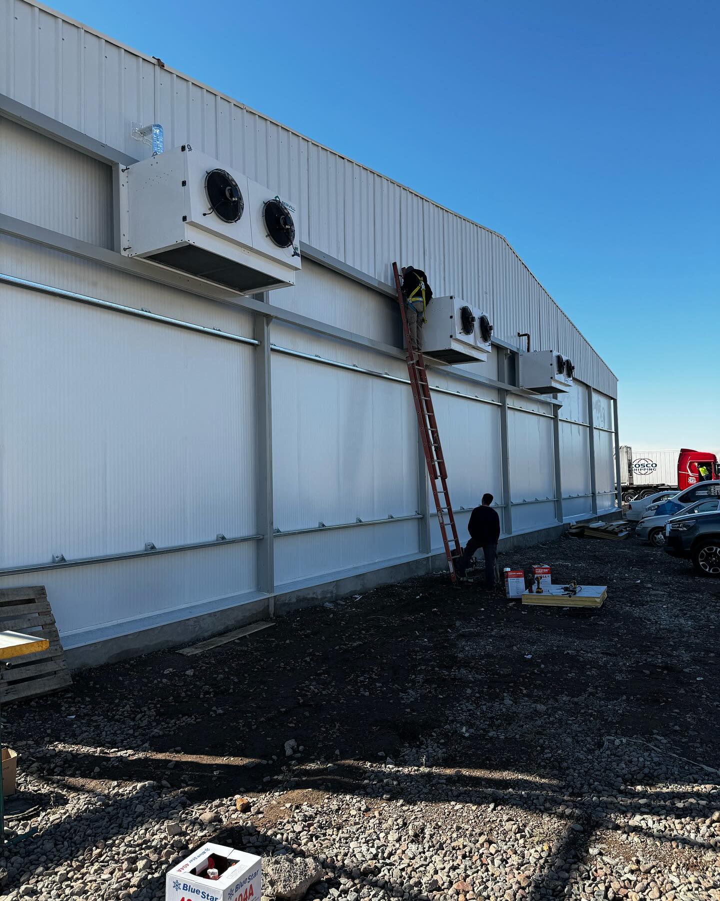 Instalación exterior de equipos